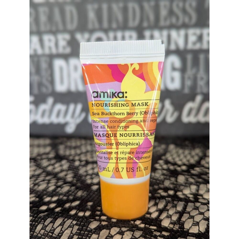 5/25 Amika Sea Buckthorn Berry (Obliphica) Masque Mini Travel NEW